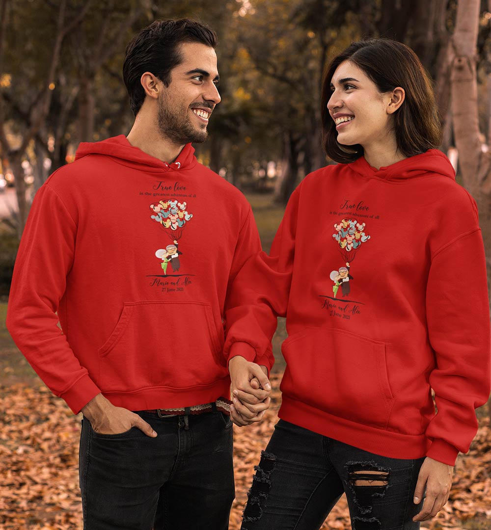 Disney Couple Hoodies Christmas Hoodies Matching Couple -   His and  hers hoodies, Disney hoodies, Matching hoodies for couples