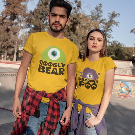 Matching Monster University Couple T-Shirt| Mike Wazowski And Celia Couple Shirts| Best Gift For Couple