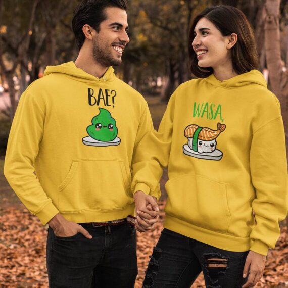 Wasa Bae Matching Couple Hoodies| Cute Couple Shirt| Best Gifts For Couple