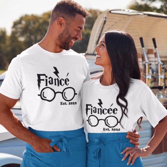 Matching Couple T-Shirt | Fiancé And Fiancée Couple Shirts| Best Gift For Couple