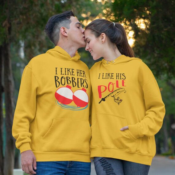 Fishing Matching Couple Hoodies| I like Couple Shirt| Best Gifts For Couple