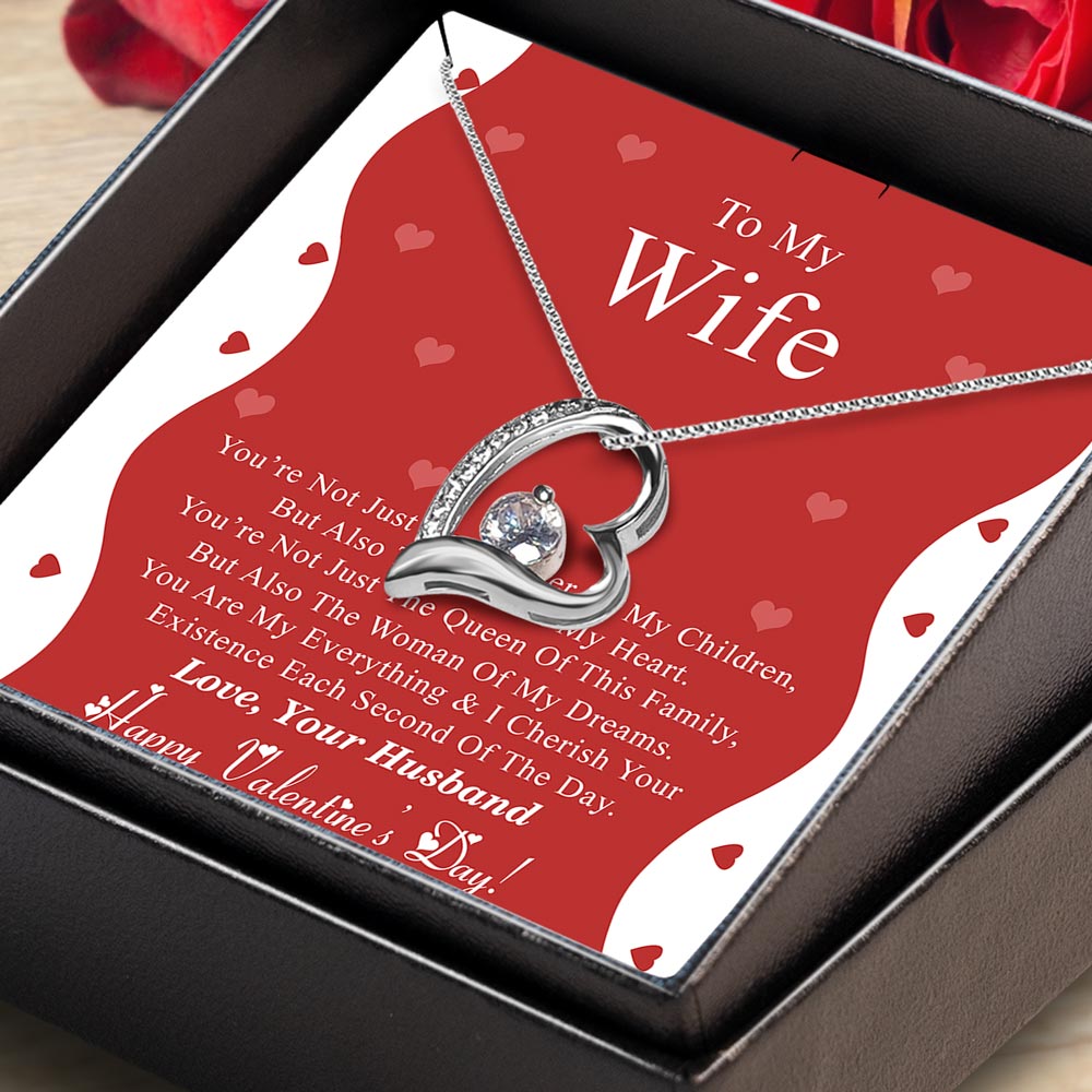 Beautiful Heart Necklace For Wife With Message Card  Valentine's Day  Romantic For Her - Couple Gift By Jenny