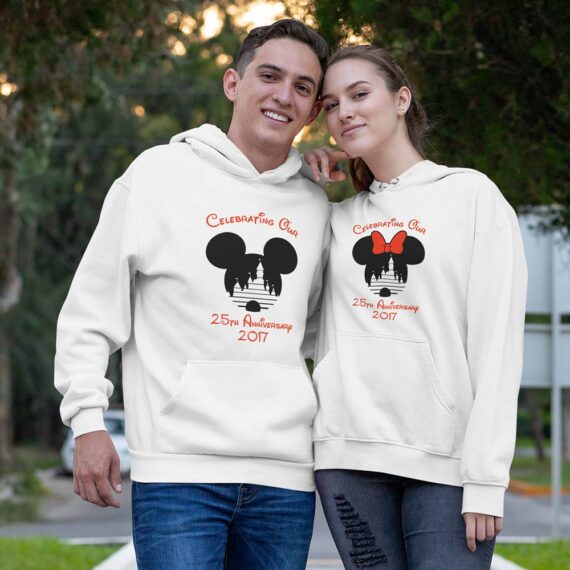 Mickey And Minnie Matching Couple Hoodies| Disney Anniversary Years Couple Shirt| Best Gifts For Couple