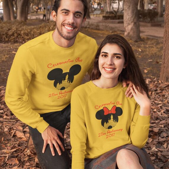 Mickey And Minnie Matching Couple Sweatshirts| Disney Anniversary Years Couple Shirt| Best Gifts For Couple