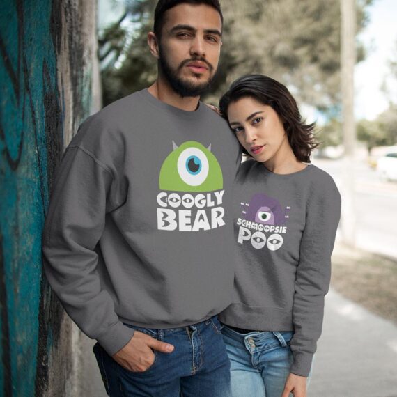 Monster University Matching Couple Sweatshirts| Disney Couple Shirt| Best Gifts For Couple