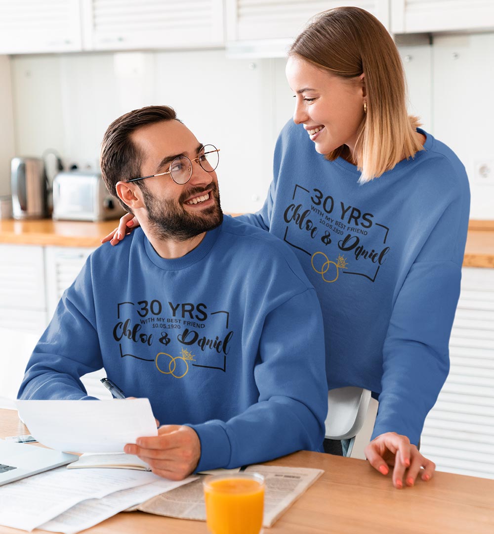 Personalized Anniversary Couples Shirts, 20th Anniversary Gifts